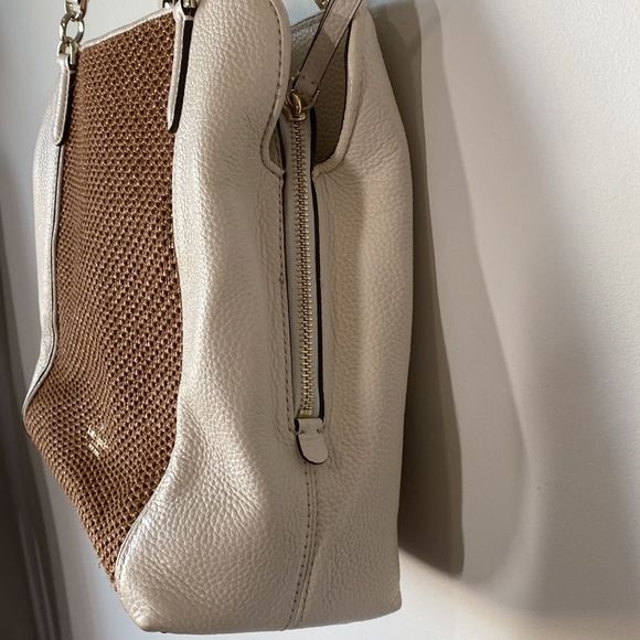 kate spade jackson straw triple compartment shoulder bag - Picture 7 of 10